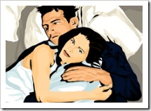 La vida cotidiana de una pareja