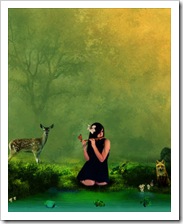 La mujer y la naturaleza.