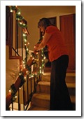 Decorando la casa para Navidad
