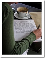 Escribiendo en un diario
