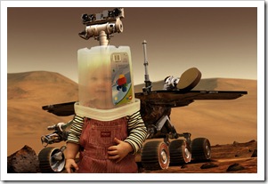 La niña espacial del futuro.