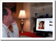Mi hombre, marido... frente al pc.