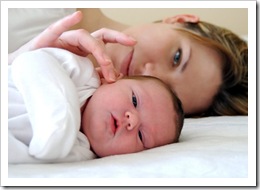 Madre con su bebé