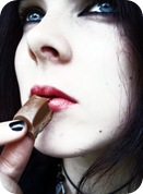Mujer y el chocolate