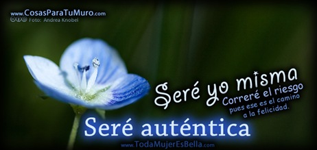 Seré yo misma