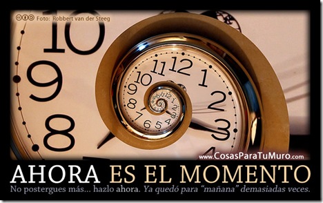 AHORA es el momento AHORA es el momento