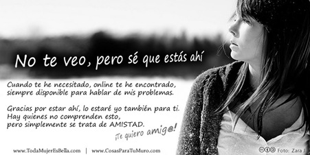 Amistad por internet