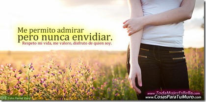 Admirar y no envidiar Admirar y no envidiar