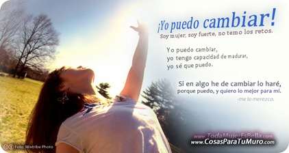 ¡Yo puedo cambiar!