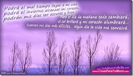 Superaré las dificultades de la vida...