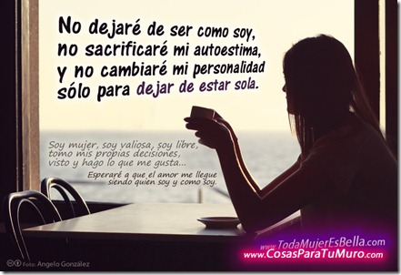 Yo soy así, y me gusto Yo soy así, y me gusto