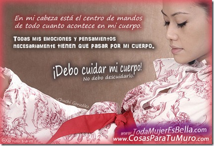 ¡Debo cuidar mi cuerpo! ¡Debo cuidar mi cuerpo!
