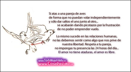 El amor ha de ser sin imposición