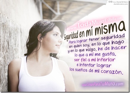 Seguridad en mí misma