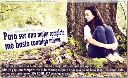 Soy mujer completa Soy mujer completa
