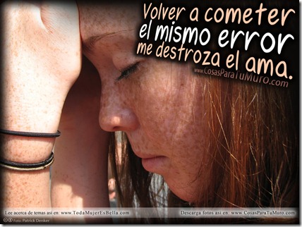 El mismo error de antes