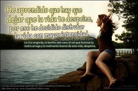 Feliz aunque me despeine