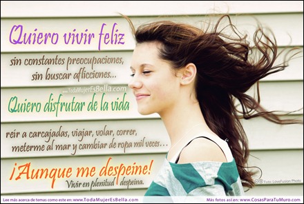 Quiero vivir feliz