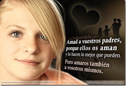 A quien deben amar los hijos. A quien deben amar los hijos.