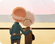 La abuela… ¿una novia enamorada?