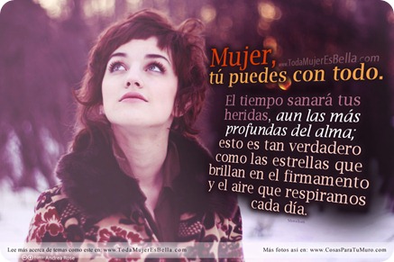 Mujer, tú puedes con todo.