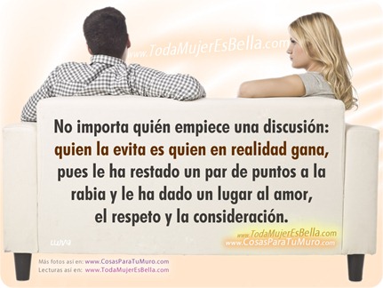 Siempre evita discutir, sales ganando con ello.