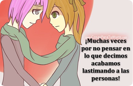 Cuidado con lo que decimos