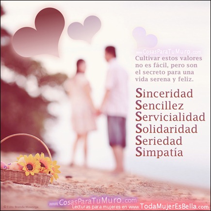 Valores del amor Valores del amor