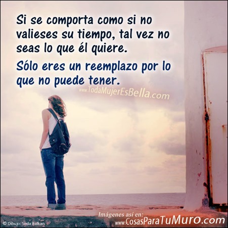 Déjale, rompe con él.