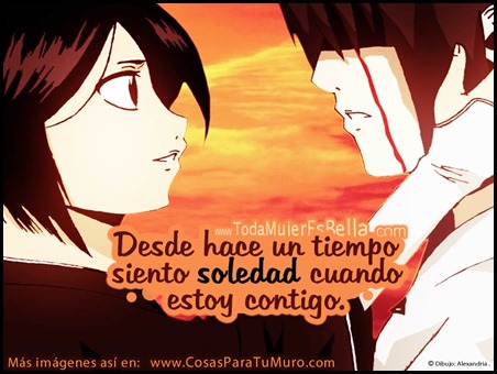 Soledad estando contigo.