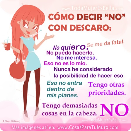 Cómo decir NO con descaro