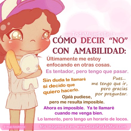 Cómo decir NO con amabilidad