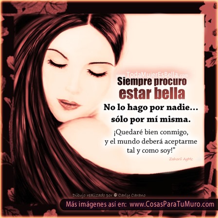 Procuro estar siempre bella