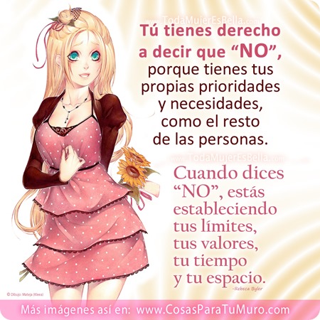 Tú tienes derecho a decir NO.