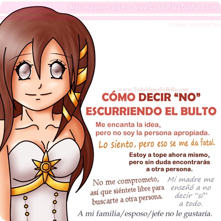 Cómo DECIR NO escurriendo el bulto