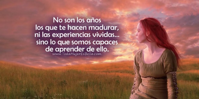 Madurar no es envejecer Madurar no es envejecer