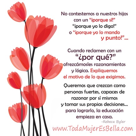 Razonemos con los hijos Razonemos con los hijos