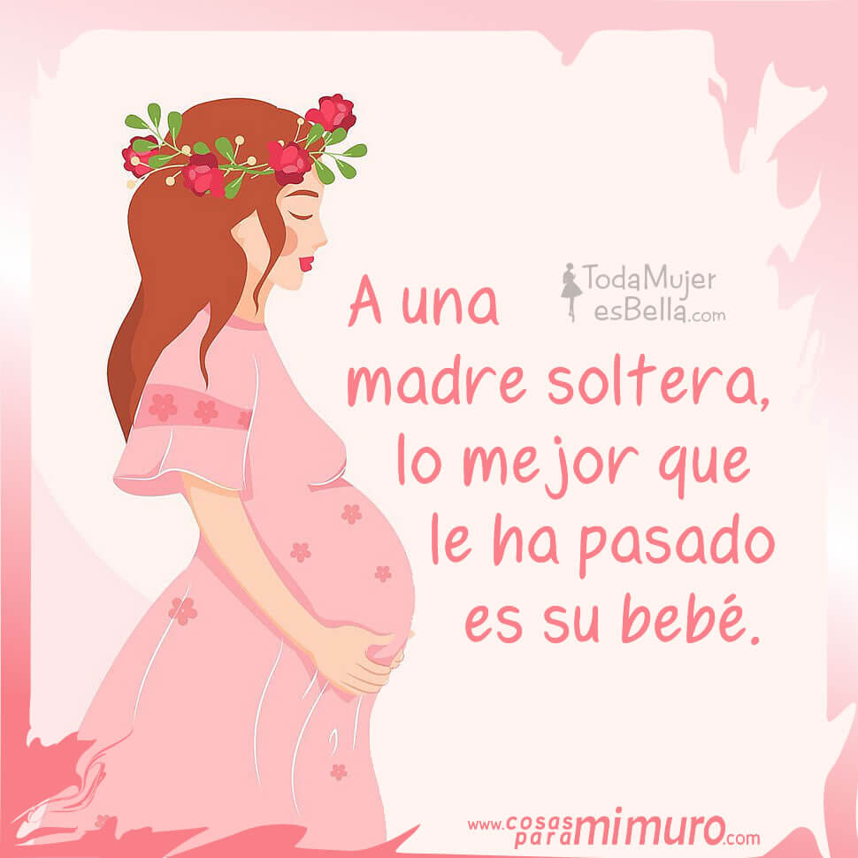 Imagen de una madre soltera Imagen de una madre soltera