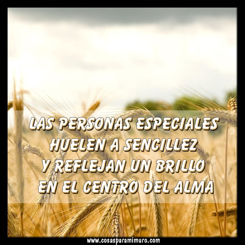 Personas especiales