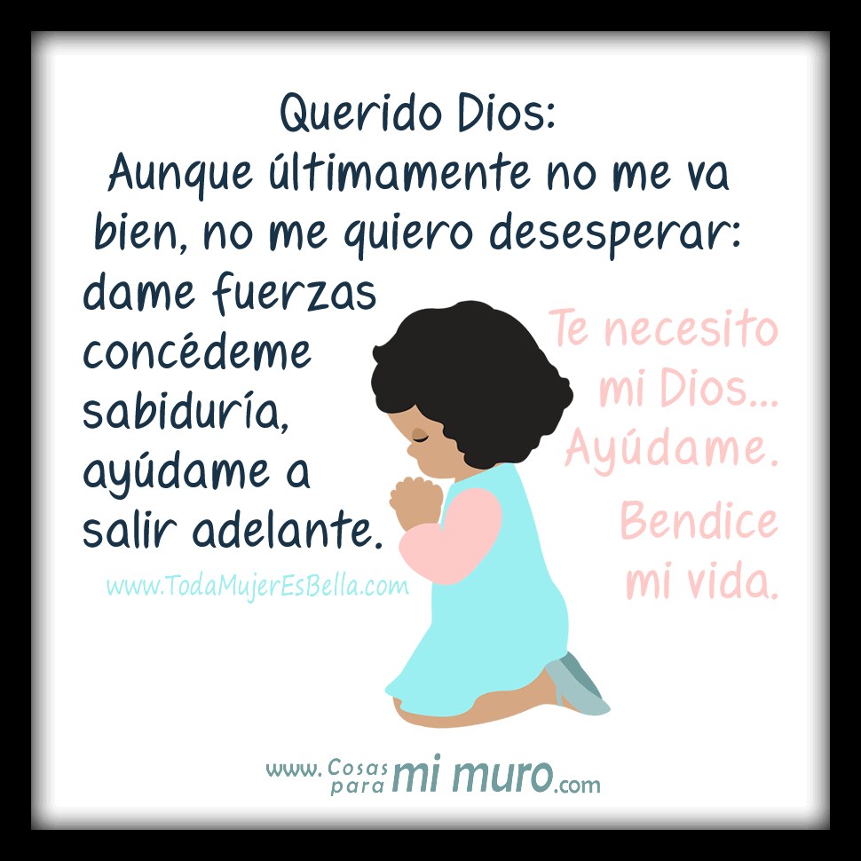 Oraci&oacute;n: Ay&uacute;dame Dios