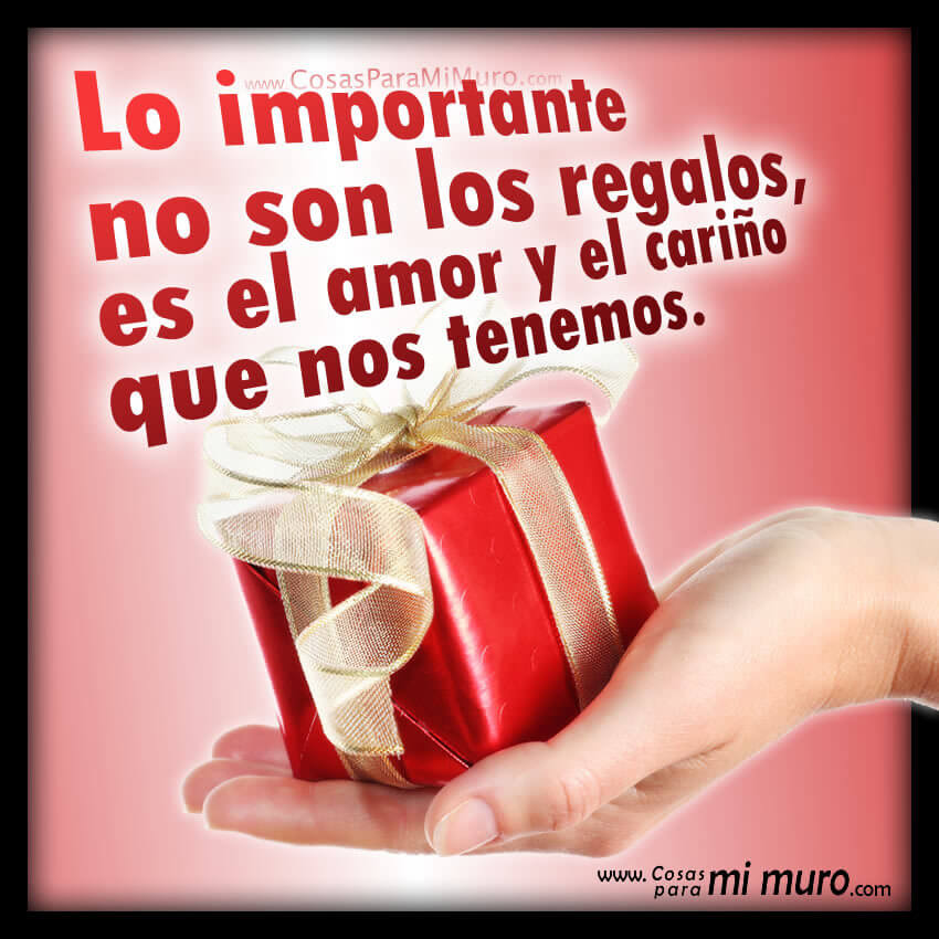 Lo importante no son los regalos Lo importante no son los regalos