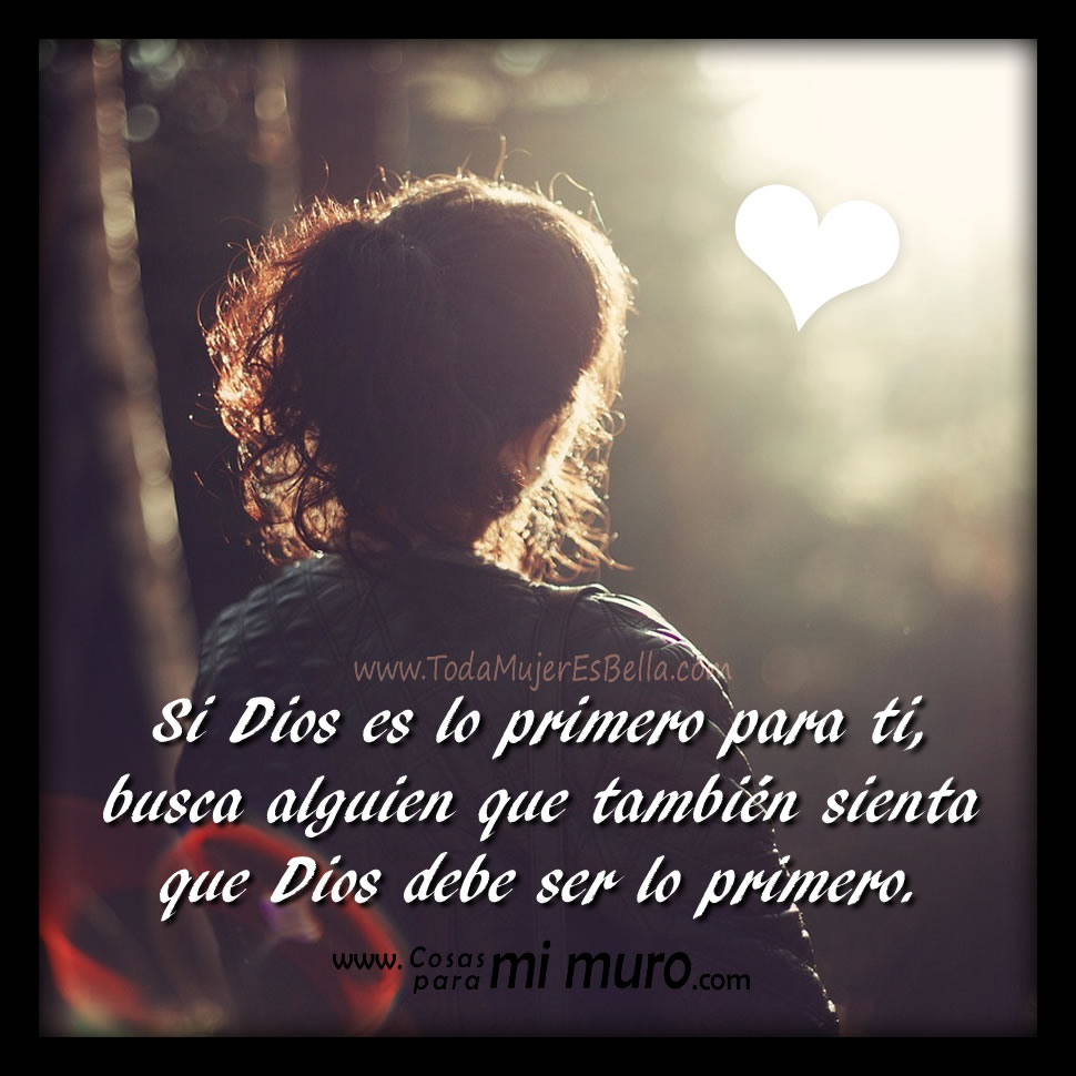 Si Dios es lo primero para ti Si Dios es lo primero para ti