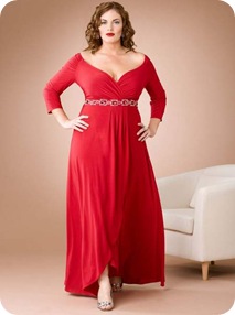 Ropa talla grande, modelo imposiblemente ideal.