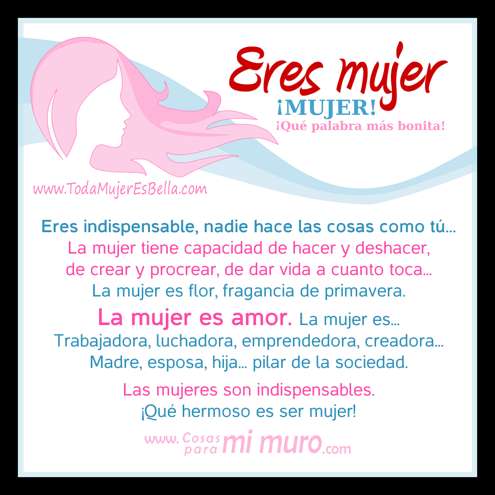 Eres mujer