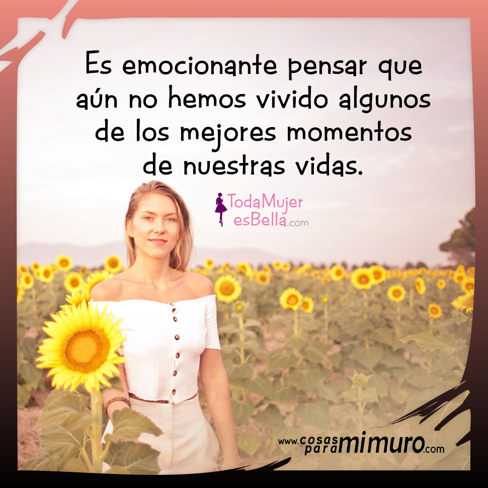 Aún quedan muchas emociones por vivir Aún quedan muchas emociones por vivir