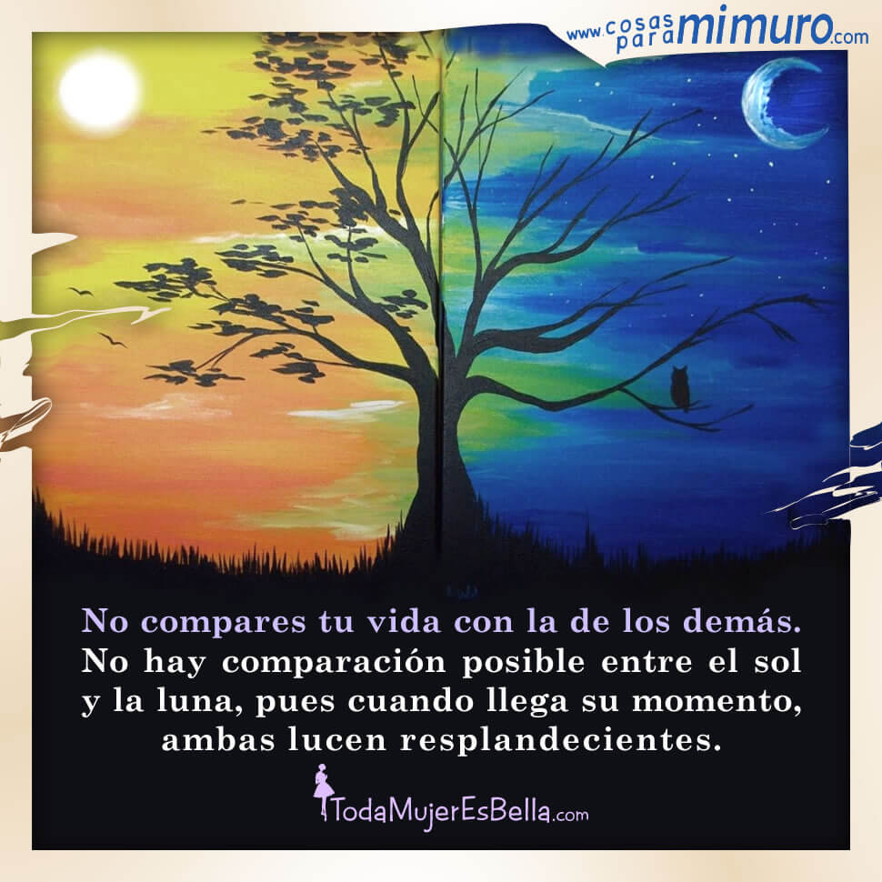 No compares tu vida con la de los demás No compares tu vida con la de los demás