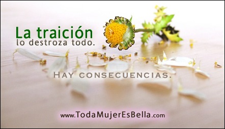 La traición lo destroza todo La traición lo destroza todo