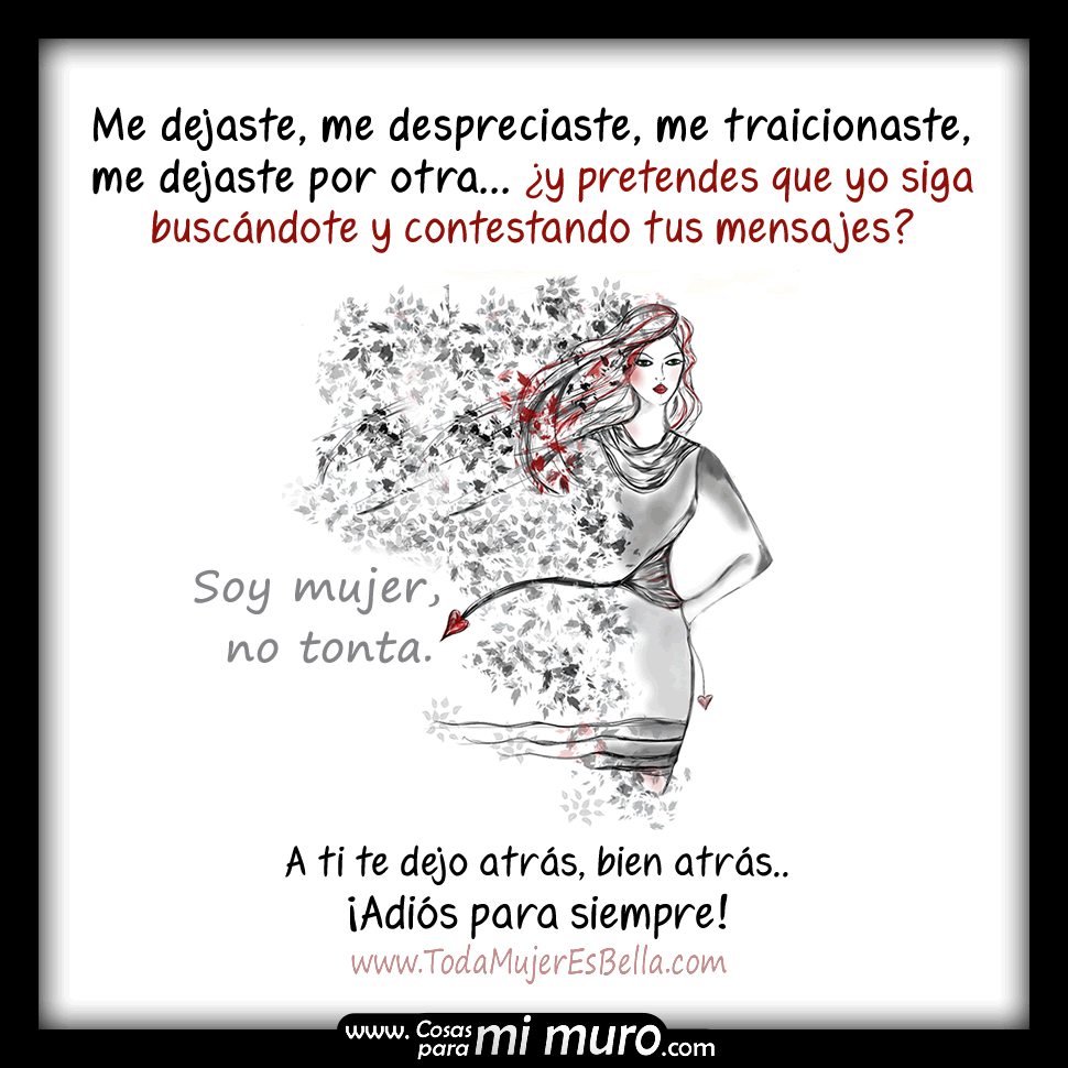 &iexcl;Adi&oacute;s para siempre!