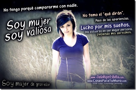 Soy mujer, soy valiosa