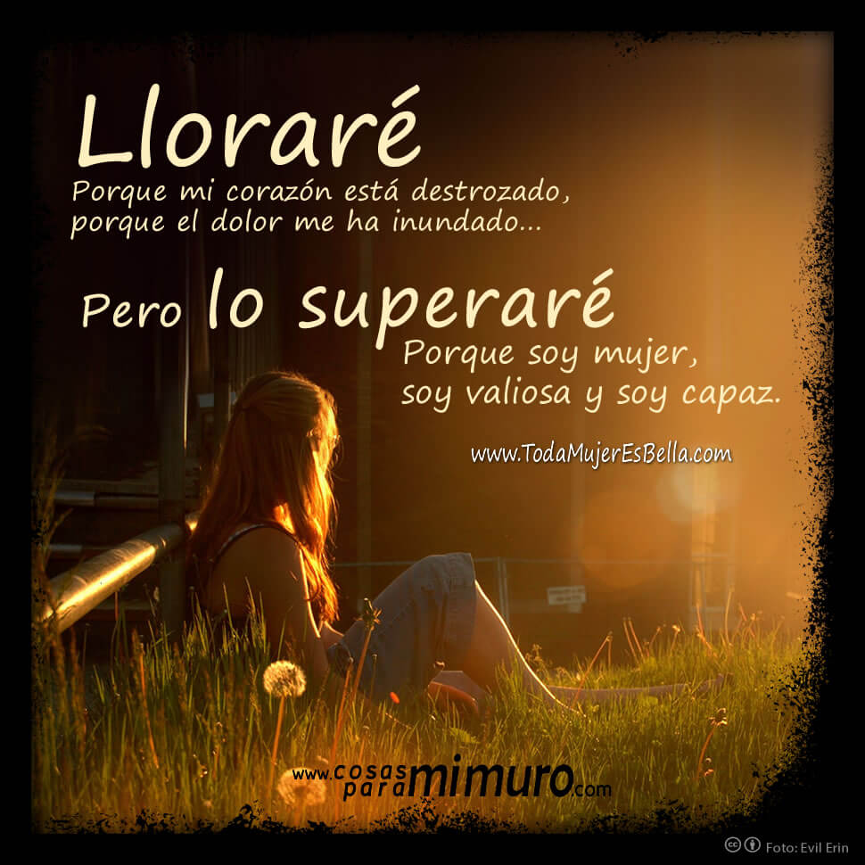 Llorar&eacute;, pero lo superar&eacute;